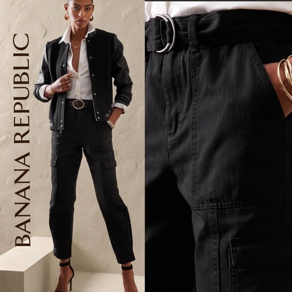 Banana Republic Denim - NWT BANANA REPUBLIC FACTORY Utility Denim Cargo Pant, size 6